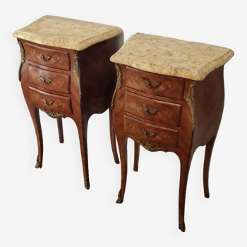 Commode Louis XV marqueterie