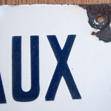 Plaque émaillée "bureau"
