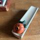 Set of 12 ceramic vegetable knife holders from Vallauris