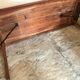 Vintage mid-century farm or estaminet dining table
