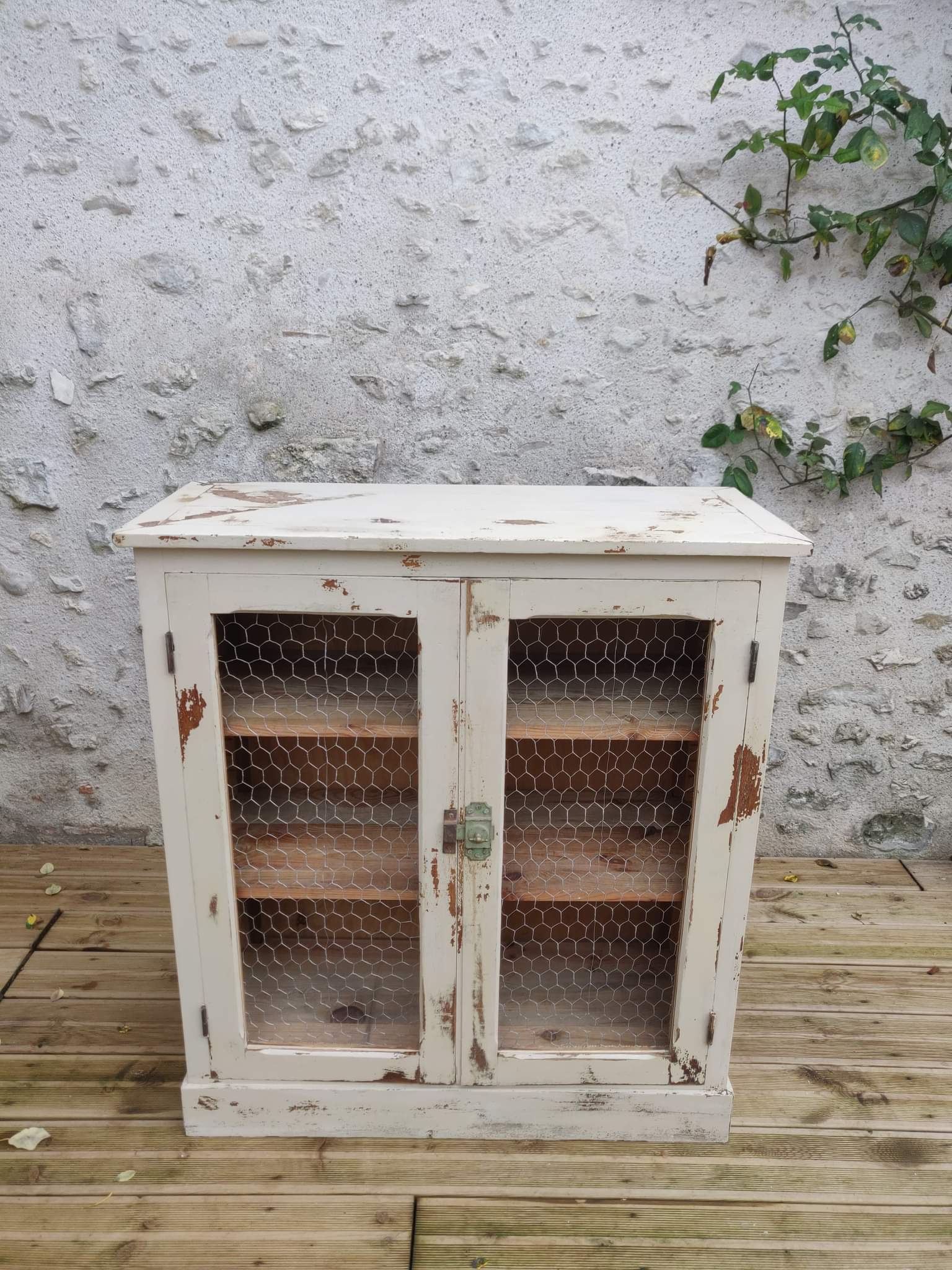 Old patinated Parisian buffet