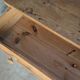 English pine chest of drawers