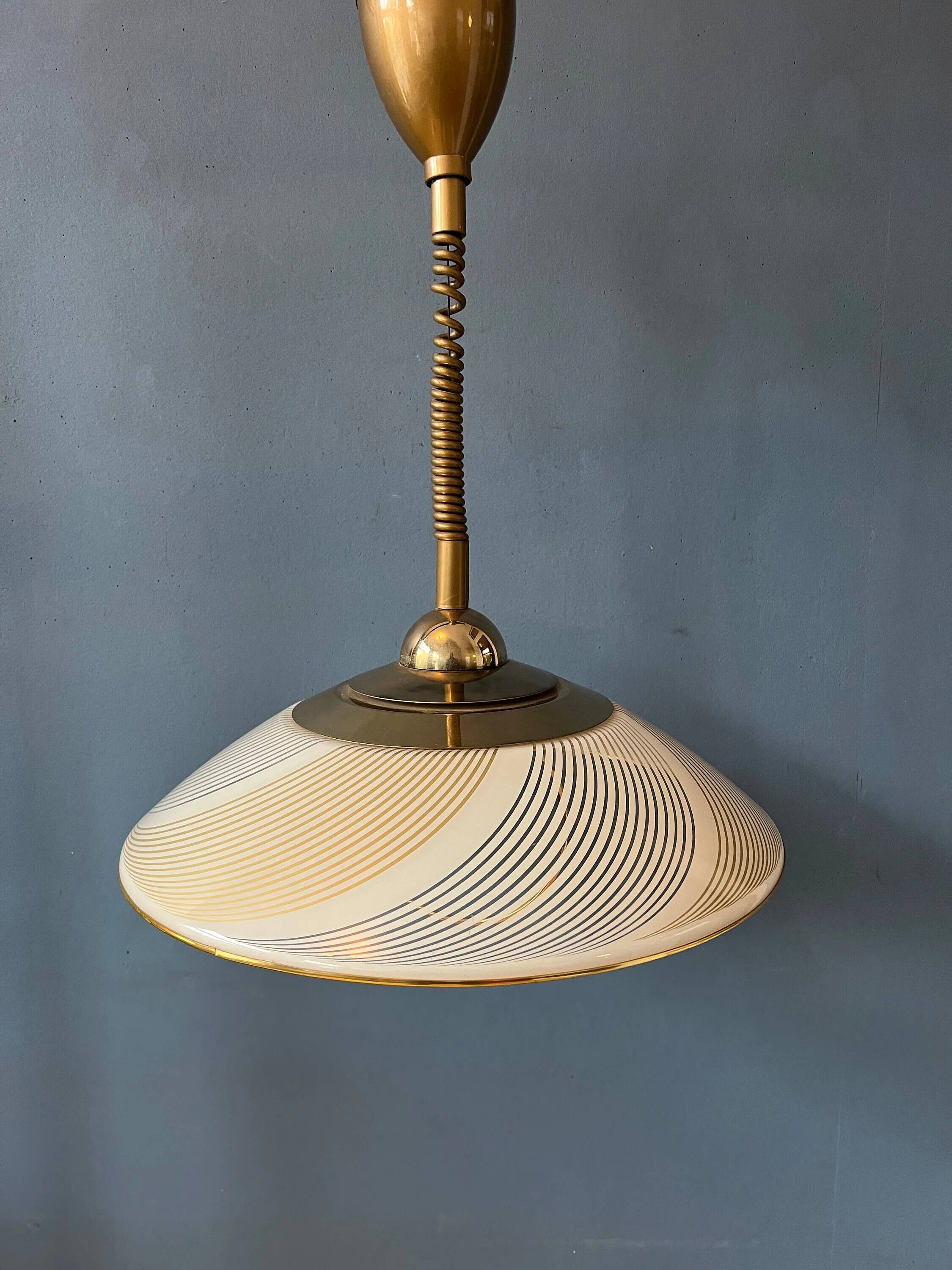 Vintage Mid-Century Hollywood Regency Suspension