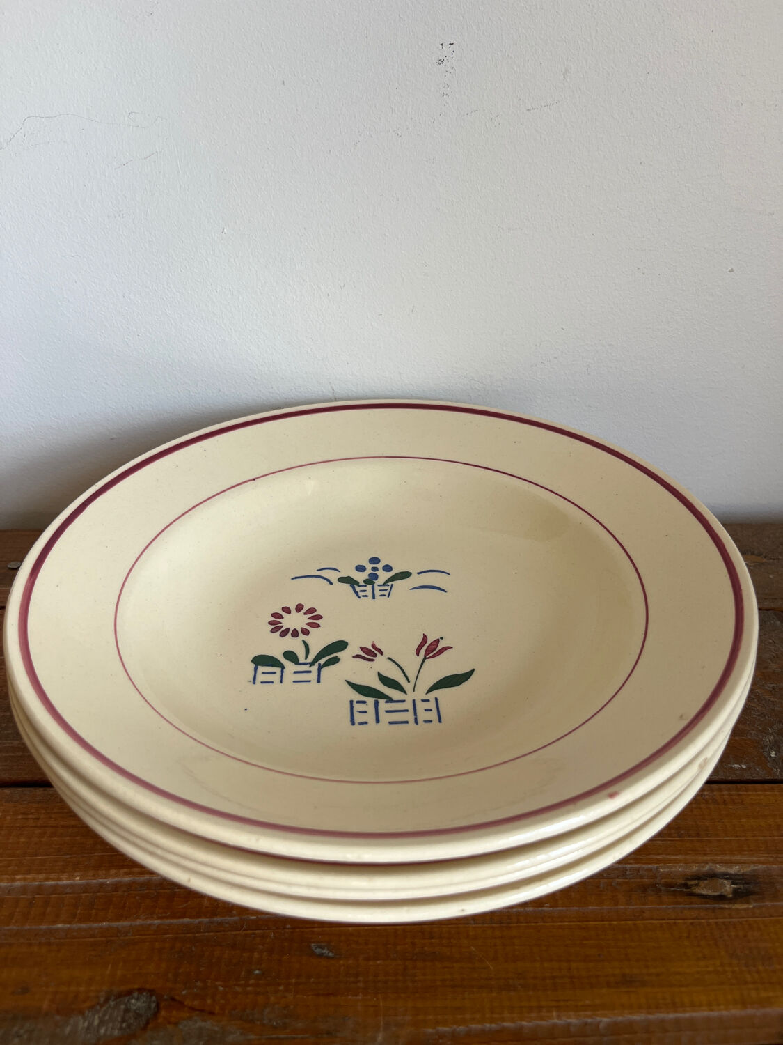 4 deep plates