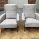 Paire de fauteuils vintage