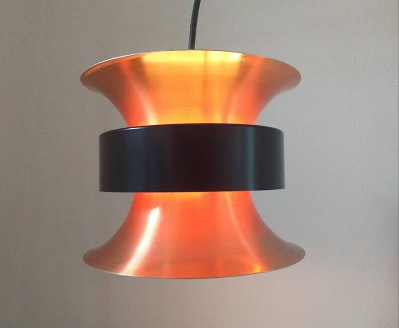 Pair of Midcentury Pendants Light Designed by Carl Thore, 1970s