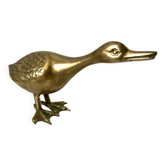 Brass animal large duck 1950s