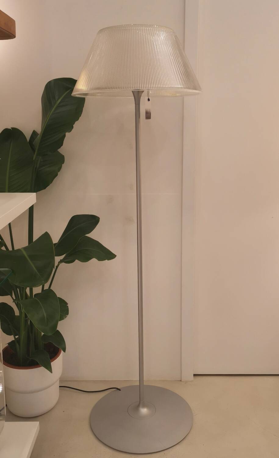 "Roméo Moon" floor lamp glass by Philippe Starck, Flos