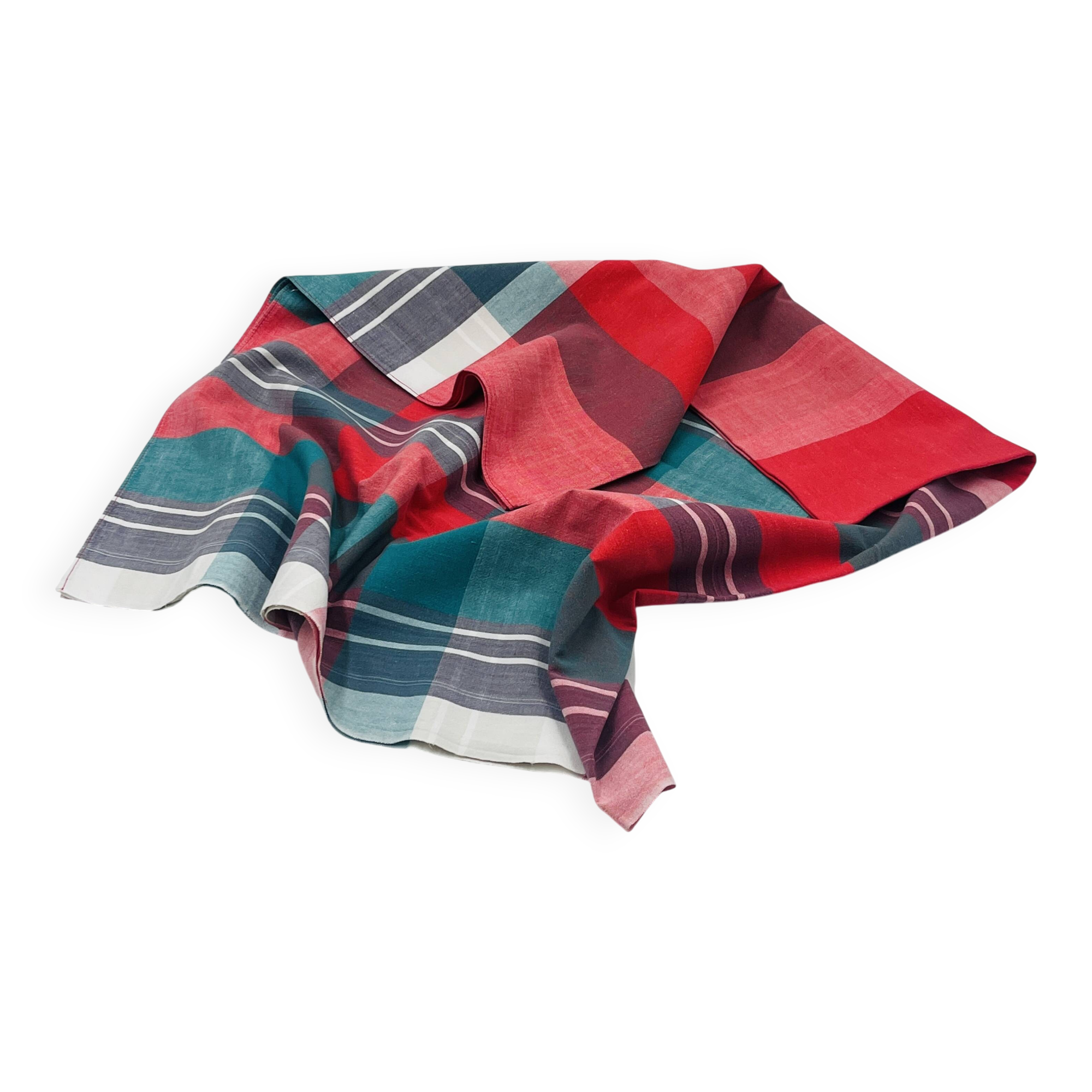 Vintage red tablecloth