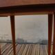 Bedside table spindle feet