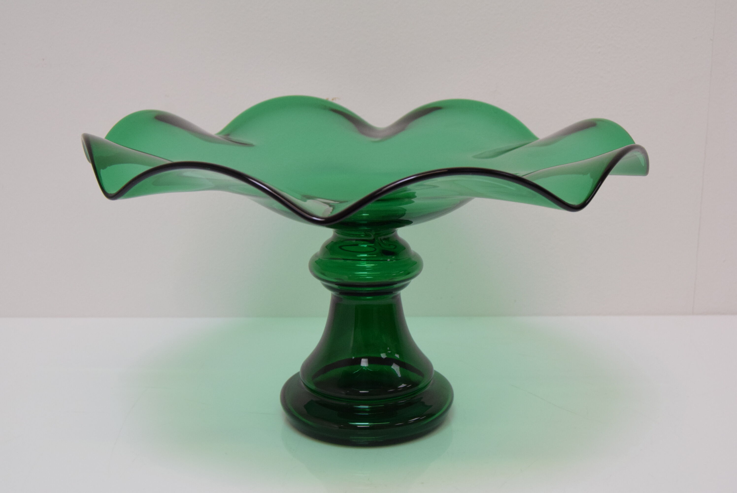 Pair of Art Glass Bowls,by Glasswork Novy Bor,1930's