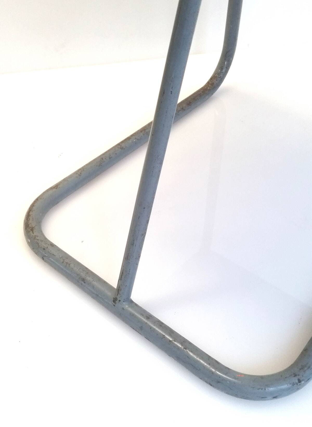 Dutch plywood vintage forties chair with bakelite armrests