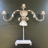 Candelabra 3 branches in zinc