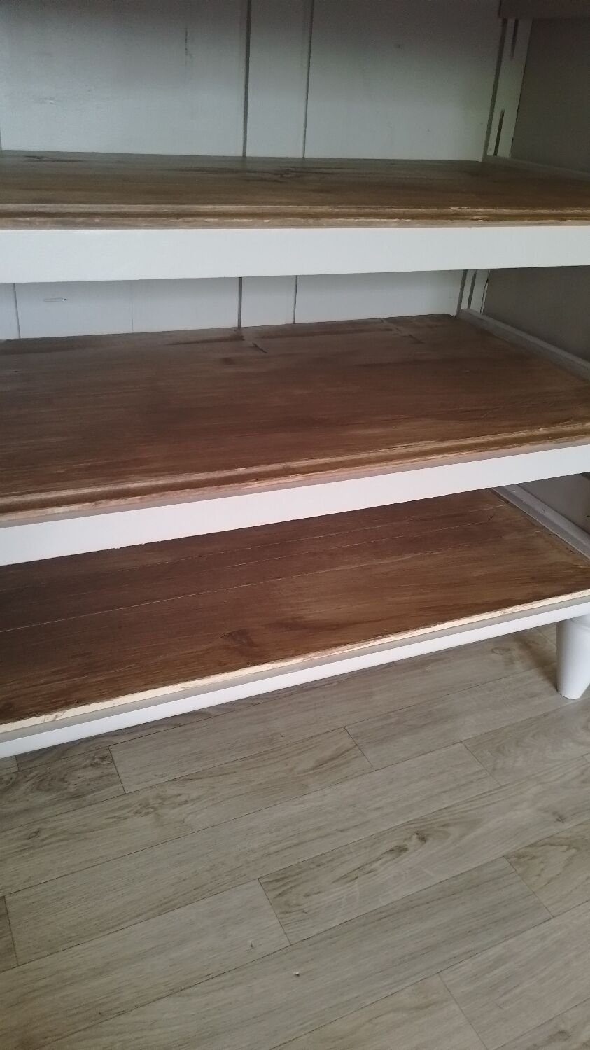 RESTORED MULTI-USE SHELF