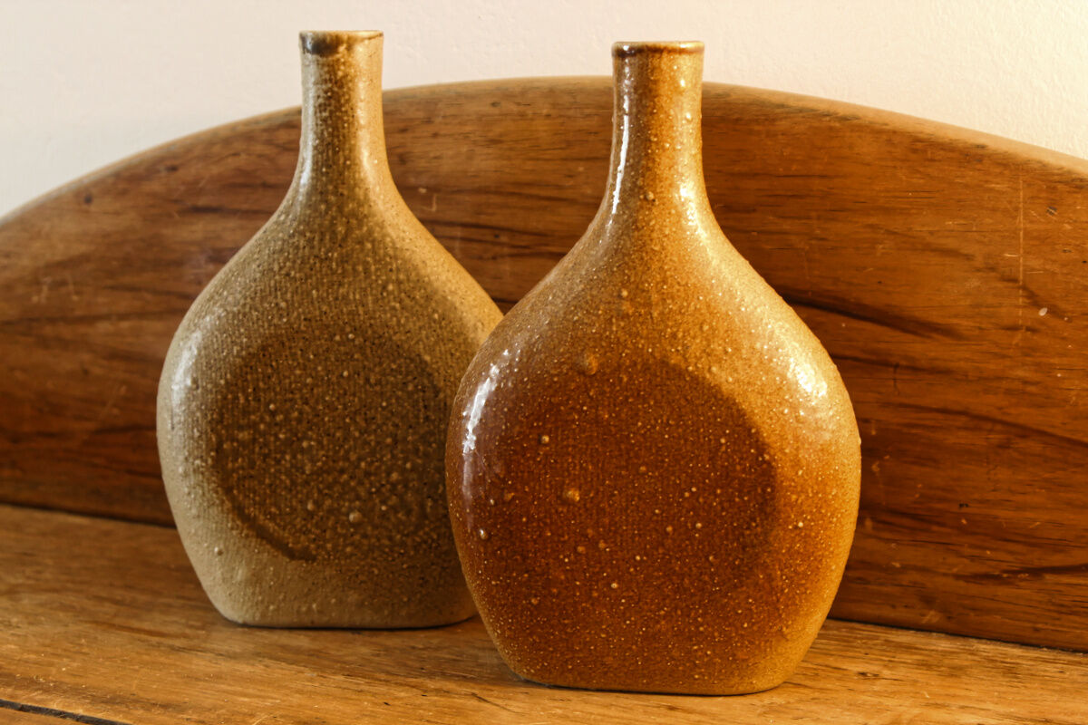 Paire de vases gourde Marie Galante
