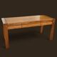Solid elm desk Maison Renew, France 1980s