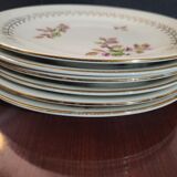 Lots of 6 plates gien model sous bois