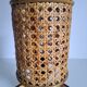 Bamboo bedside lamp and canning