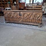 Old Gothic chest
