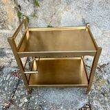 Golden serving tray