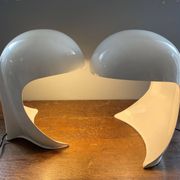 Pair of Dania lamps by Dario Tognon for Artemide vintage 1969