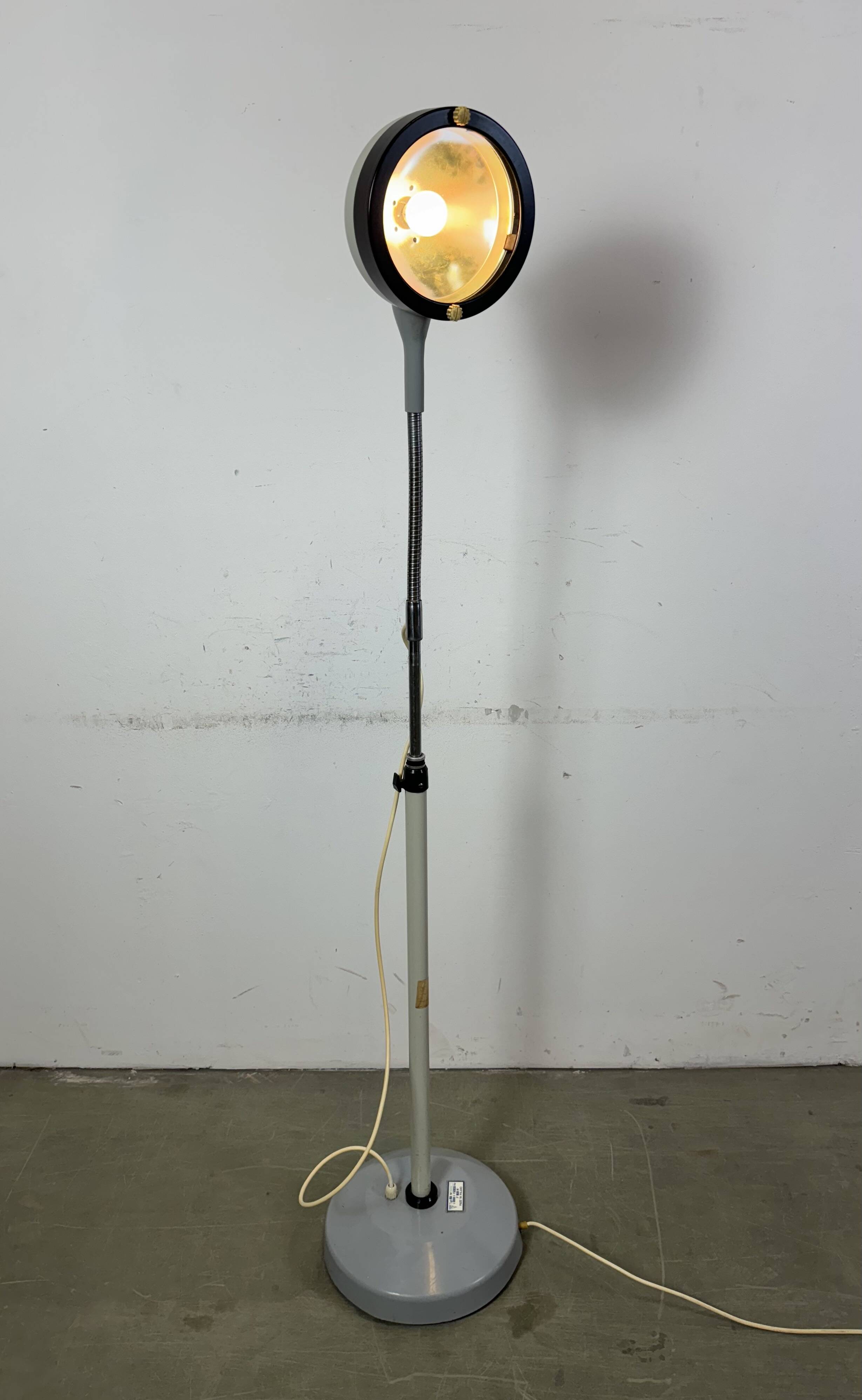 Vintage Medical Gooseneck Floor Lamp from Famed, 1970s