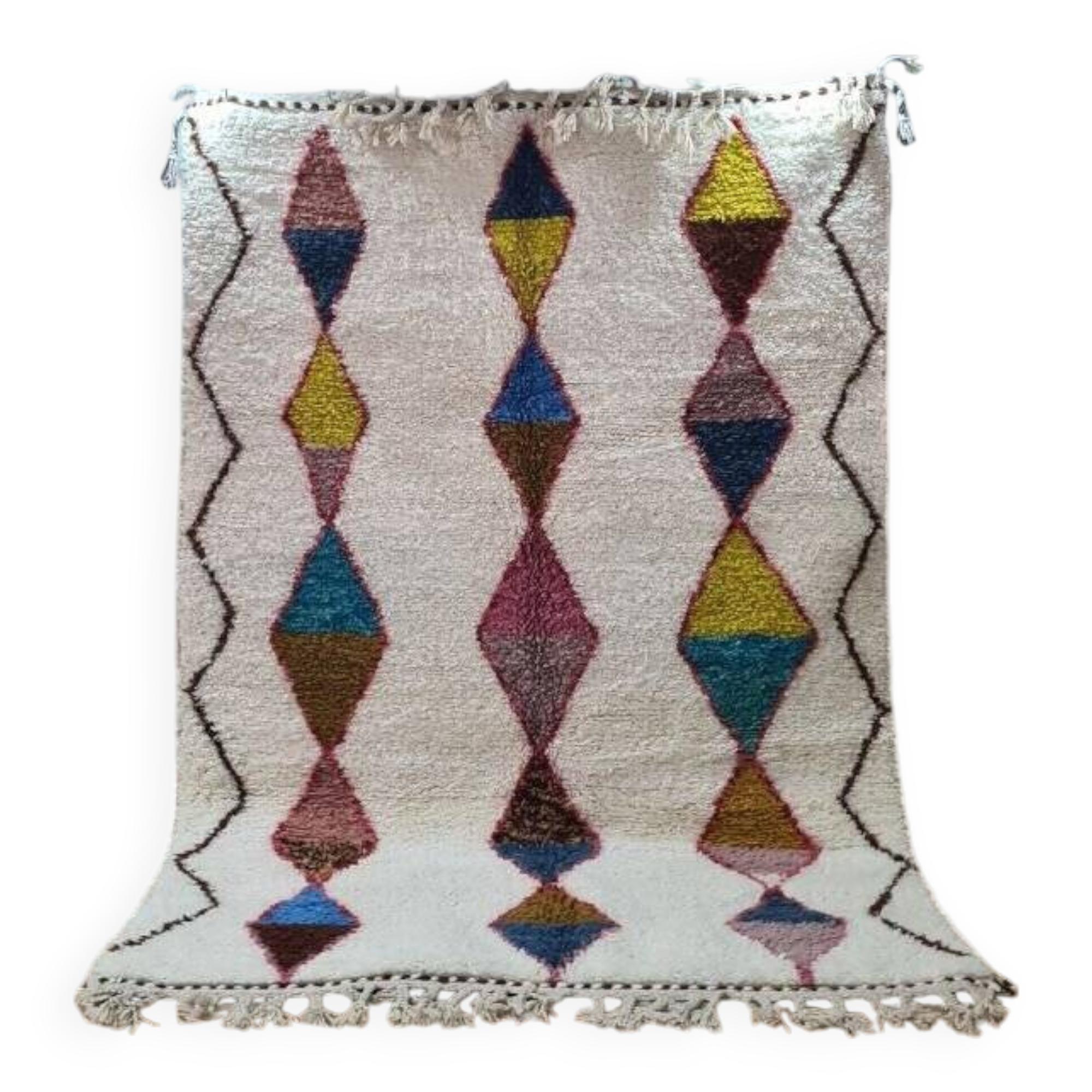 Handmade Beni Ouarain rug 250x150 cm