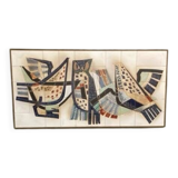 Wall panel, modernist ceramic signed Sinclair (from Hendrickx), 1950/60