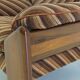 Sapporo chair by Mario Marenco for Mobil Girgi striped