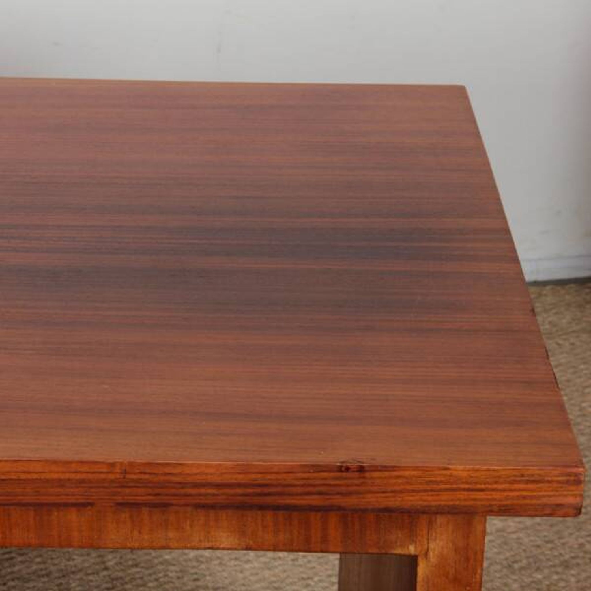 Modernist wooden desk, work from the 1940s.
