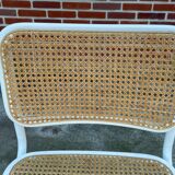 Set of 4 Cesca b32 model chairs in white