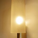 Paire Appliques Vintage Verre  Laiton