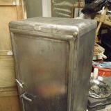 Industrial metal column cabinet.