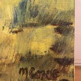 Oil on canvas signed by the artist M. Cornu