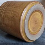 Vintage vase in enamelled sandstone