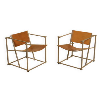 Paire de fauteuils "FM62" par Radboud van Beekum pour Pastoe 80's