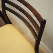 Set of six mahogany chairs, Danish design, 1960s, designer: Niels Otto Møll