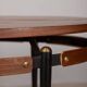 Table basse vintage en bois des années 60, design italien