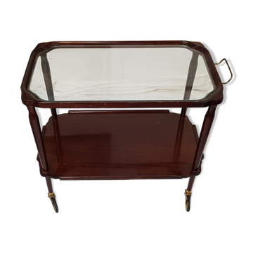 Desserte table sur roulettes vintage 2 plateaux