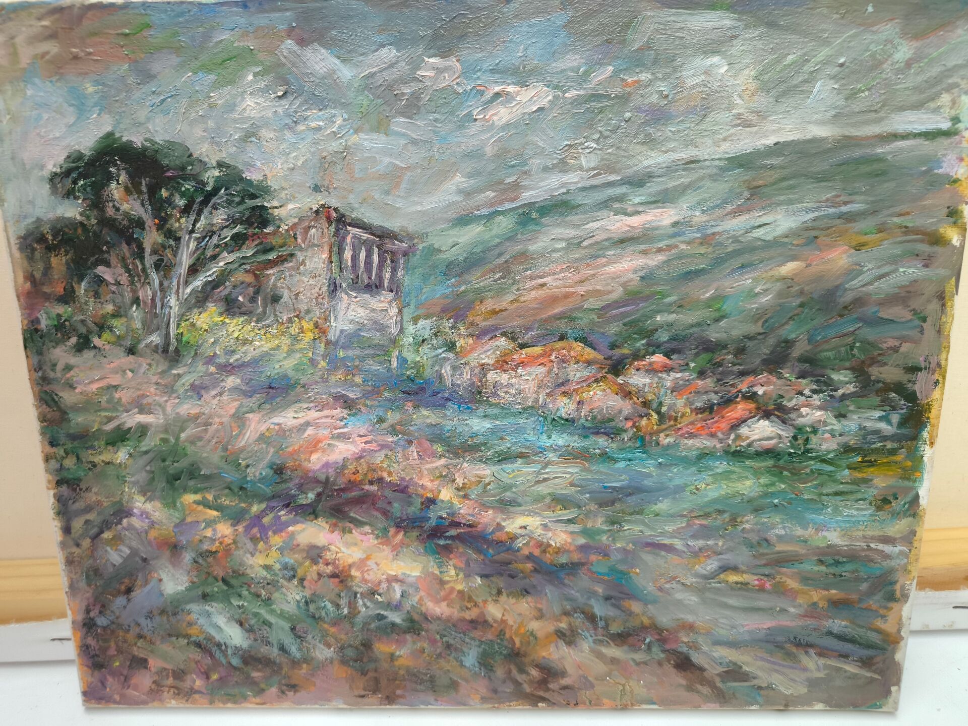 TITLE  
Colorful Village Landscape