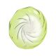 XXL Fruit Bowl Val Saint Lambert Crystal Lime Green 40cm