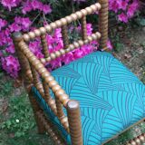 Pair of small fireside chairs