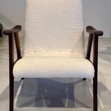 Scandinavian Teak Armchair designed by Louis Van Teeffelen circa 1960