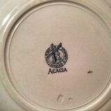 Lot of 2 iron earth plates st Amand model acacia