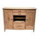 Renovated vintage Art Deco Parisian buffet in wood, 1940, 144cm.