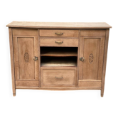 Renovated vintage Art Deco Parisian buffet in wood, 1940, 144cm.