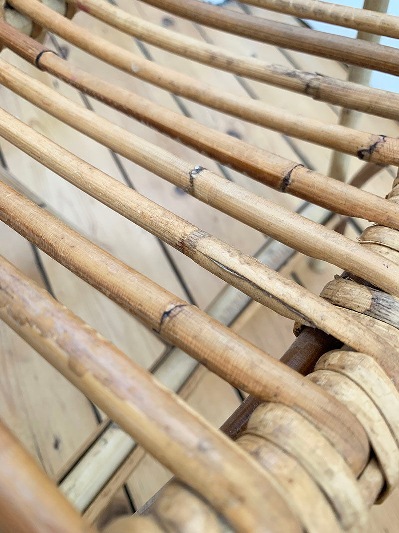 Child chair in rattan