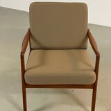 Fauteuils danois en teck par Ole Wanscher années 1960 MidCentury
