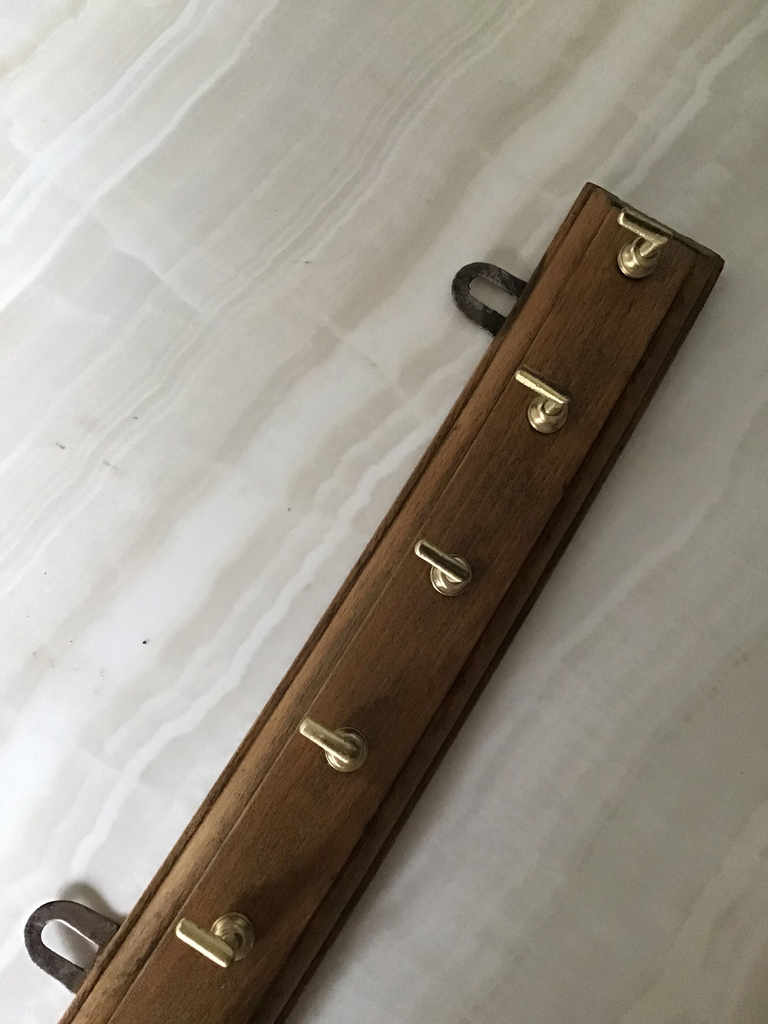 Vintage tea towel holder