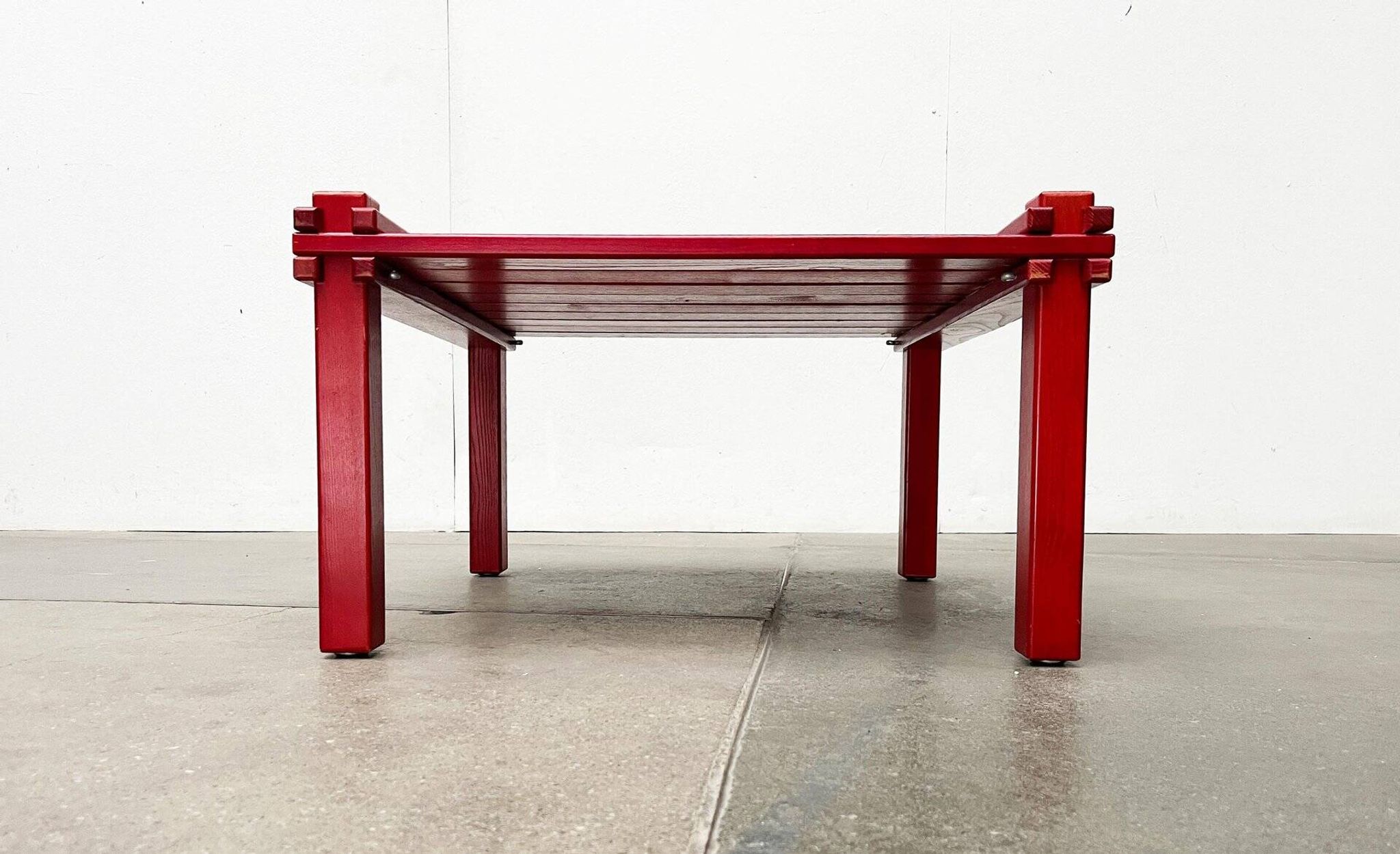 Mid-Century German Farmer Series chairs and table by Gerd Lange for Bofinger, 1960s, set of 5.
